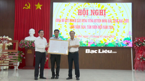 Công bố Quy hoạch xây dựng vùng huyện Đông Hải