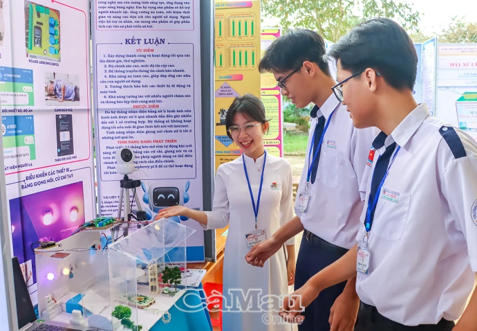 60 dự án khoa học kỹ thuật xuất sắc của học sinh trung học