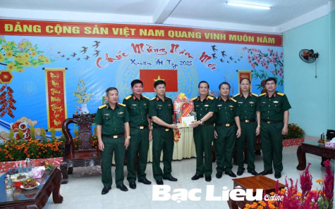 Thăm và chúc Tết các Sư đoàn, Lữ đoàn trên địa bàn Quân khu 9