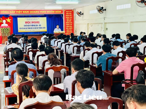 Sở GD-ĐT: Sơ kết học kỳ 1 năm học 2024 -2025 đối với giáo dục trung học và GDTX