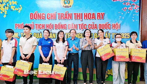 Chung tay chăm lo Tết cho công nhân, người lao động