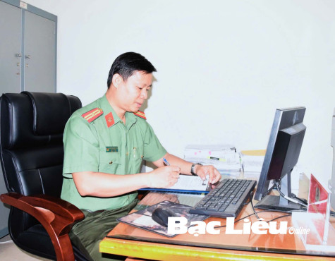 Thiếu tá Nguyễn Phương Thoại: Học Bác làm người “công bộc” mẫn cán