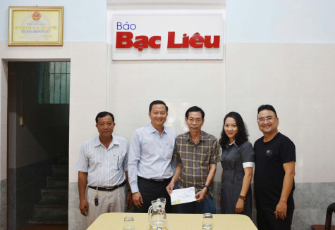 Nhiều địa phương, đơn vị chúc Tết Báo Bạc Liêu