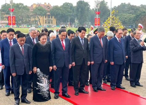 Lãnh đạo Đảng, Nhà nước vào Lăng viếng Chủ tịch Hồ Chí Minh