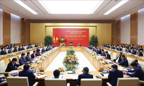 Thủ tướng Phạm Minh Chính chủ trì Hội nghị lần thứ nhất Ban Chấp hành Đảng bộ Chính phủ