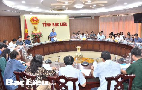 Họp Tiểu ban Hậu cần, Lễ tân, An ninh trật tự phục vụ Festival nghề Muối Việt Nam - Bạc Liêu năm 2025