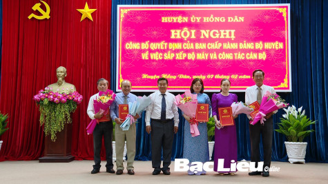 Hồng Dân, Đông Hải triển khai nhiệm vụ đầu năm 2025