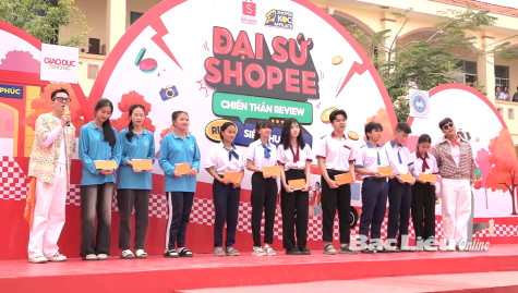 Hơn 1.500 học sinh tham gia chương trình “Đại sứ Shopee - Trường học hạnh phúc” năm học 2024 - 2025