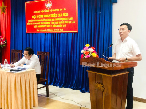 Hội nghị phản biện xã hội dự thảo Quyết định của UBND tỉnh quy định điều chỉnh Bảng giá đất đến hết năm 2025