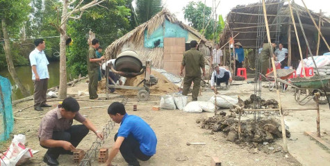 Huyện Phước Long: Triển khai quy cách xây dựng nhà tạm, nhà dột nát đợt 2/2025