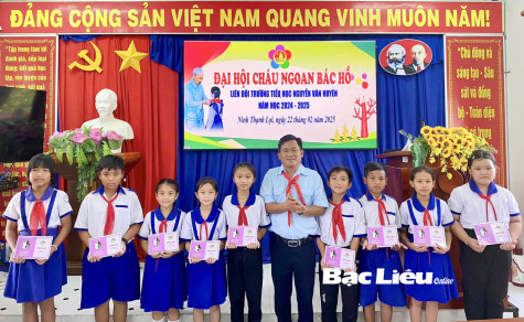 Hội đồng Đội huyện Hồng Dân: Chỉ đạo tổ chức thành công Đại hội Cháu ngoan Bác Hồ điểm cấp liên đội năm học 2024 - 2025