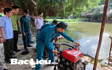 Chủ động triển khai các phương án phòng cháy, chữa cháy bảo vệ Vườn chim Bạc Liêu