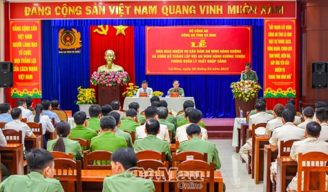 Bàn giao nhiệm vụ đảm bảo an ninh hàng không