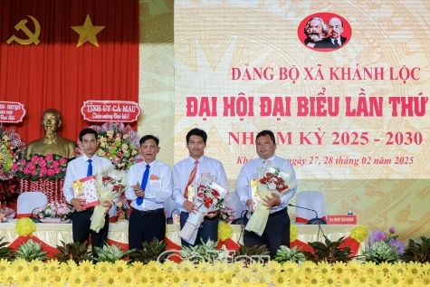 Đồng chí Nguyễn Văn Nhàn tái đắc cử Bí thư Đảng uỷ xã Khánh Lộc lần thứ XIV, nhiệm kỳ 2025-2030