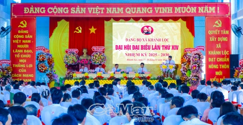 Khai mạc Đại hội Đại biểu Đảng bộ xã Khánh Lộc lần thứ XIV, nhiệm kỳ 2025-2030