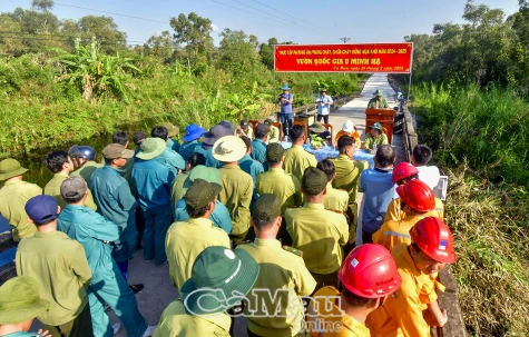 Rèn kỹ năng, nâng cao năng lực phòng cháy, chữa cháy rừng