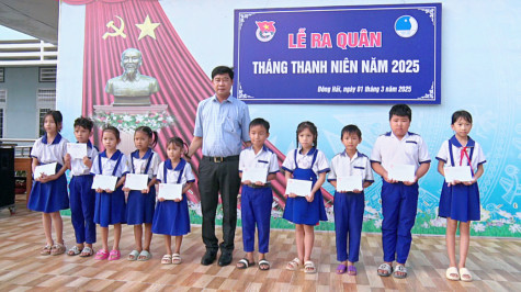 Huyện đoàn Đông Hải ra quân Tháng Thanh niên năm 2025