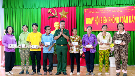 TP. Bạc Liêu: Tổ chức Ngày hội Biên phòng toàn dân tại xã Vĩnh Trạch Đông