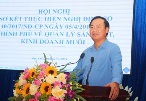 Sơ kết thực hiện Nghị định 40 của Chính phủ về quản lý sản xuất, kinh doanh muối