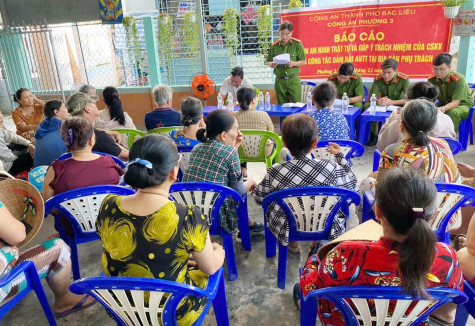 TP. Bạc Liêu: Chủ động đấu tranh và đảm bảo an toàn trật tự xã hội