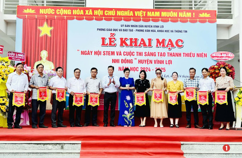 Huyện Vĩnh Lợi: Sôi nổi “Ngày hội STEM và Cuộc thi Sáng tạo thanh thiếu niên, nhi đồng”