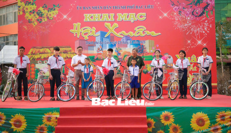 Thiếu nhi TP. Bạc Liêu thi đua làm theo 5 điều Bác Hồ dạy