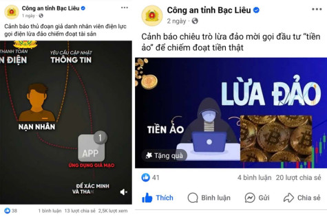 Đấu tranh với tội phạm lừa đảo trên không gian mạng