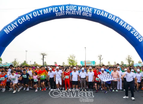 780 vận động viên tham gia Ngày chạy Olympic vì sức khỏe toàn dân