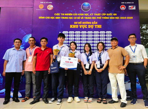 Học sinh TX. Giá Rai đoạt giải Ba toàn quốc với Dự án chế tạo túi khí cho xe tải