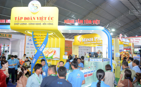 Khai mạc Hội chợ triển lãm quốc tế công nghệ ngành tôm Việt Nam năm 2025