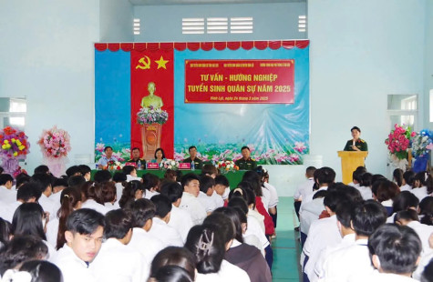 Tích cực chuẩn bị cho mùa tuyển sinh quân sự mới