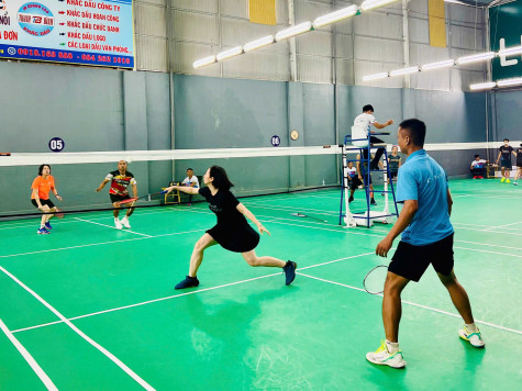 Hơn 220 vận động viên tham dự Giải cầu lông Lê Giang mở rộng lần II năm 2025 - Tranh cúp TC Sport