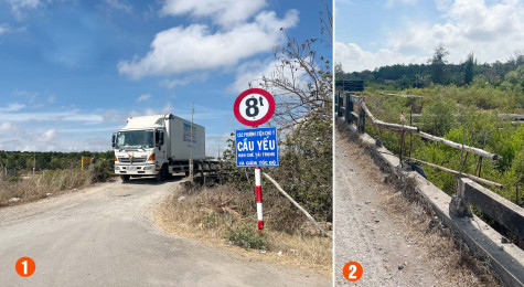 Bất an khi di chuyển qua cây cầu yếu