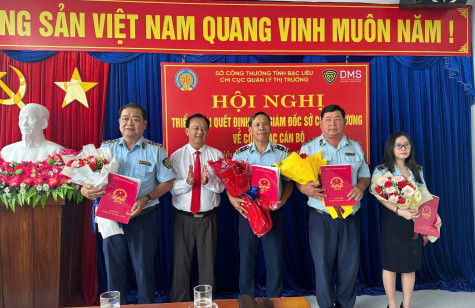 Công bố Quyết định thành lập Chi cục Quản lý thị trường tỉnh Bạc Liêu