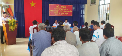 Thành lập Hợp tác xã Nông nghiệp - thủy sản Thọ Tiền