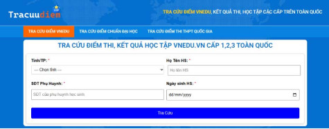 Tra Cứu Điểm Thi Nhanh Chóng Và Chính Xác Tại Tracuudiem.vip