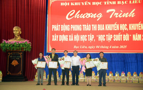 Phát động phong trào thi đua khuyến học, khuyến tài, xây dựng xã hội học tập, học tập suốt đời