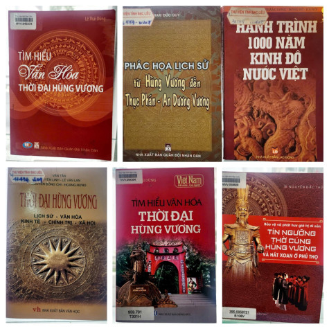 Trưng bày sách, tài liệu lịch sử về thời đại Hùng Vương
