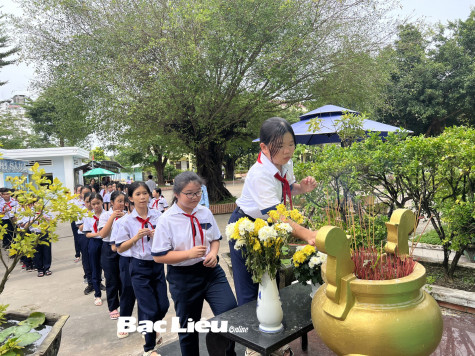 Thiếu nhi Bạc Liêu thi đua làm theo 5 điều Bác Hồ dạy