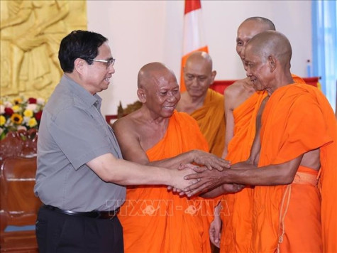 Thủ tướng Chính phủ gửi Thư chúc Tết cổ truyền Chôl-chnăm-thmây năm 2025