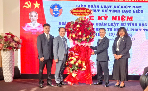 Kỷ niệm 28 năm Ngày thành lập Đoàn Luật sư tỉnh Bạc Liêu