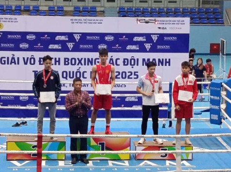Giải Vô địch Boxing các đội mạnh toàn quốc năm 2025: Bạc Liêu đoạt 2 Huy chương Đồng