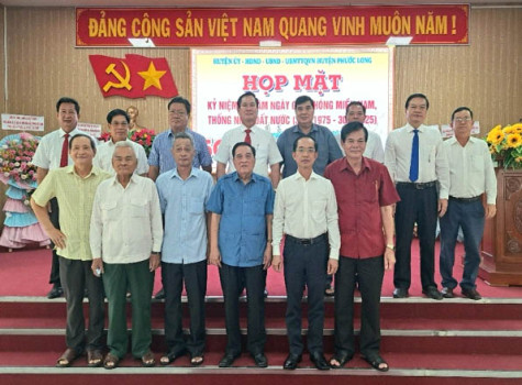Huyện Phước Long: Họp mặt kỷ niệm 50 Ngày giải phóng miền Nam, thống nhất đất nước