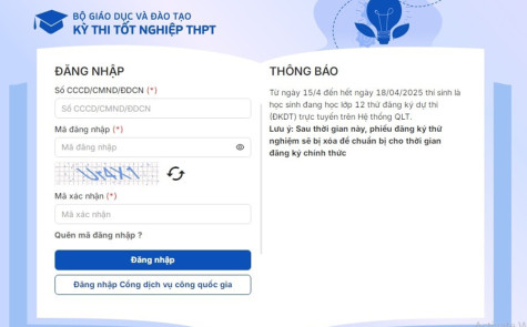 Chính thức đăng ký thi tốt nghiệp THPT năm 2025