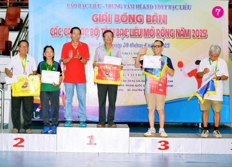 Giải Bóng bàn các CLB tỉnh Bạc Liêu mở rộng năm 2025 tranh Cúp Báo Bạc Liêu: Thành công tốt đẹp!