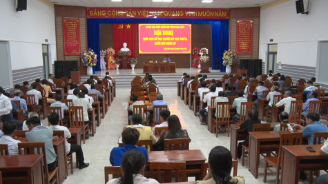 Đoàn đại biểu Quốc hội tỉnh tiếp xúc cử tri huyện Đông Hải