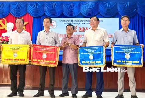 Phòng GD-ĐT huyện Đông Hải: Đạt giải Ba toàn đoàn Đại hội Thể thao học sinh tỉnh Bạc Liêu lần thứ XV - năm 2025