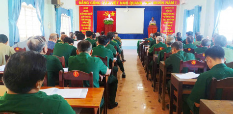 Khai giảng lớp bồi dưỡng lý luận chính trị và nghiệp vụ cho cán bộ Hội Cựu chiến binh cơ sở