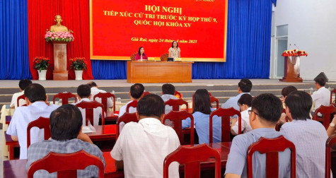 Đoàn đại biểu Quốc hội tỉnh tiếp xúc hơn 200 cử tri TX. Giá Rai