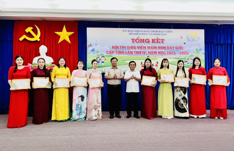 Tổng kết Hội thi “Giáo viên mầm non dạy giỏi” cấp tỉnh